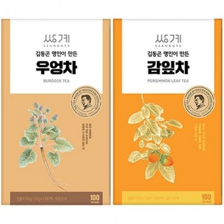 쌍계 우엉차 100T + 감잎차 100T, 쌍계 우엉차 100T+감잎차 100T 나우핫, 1g, 2개