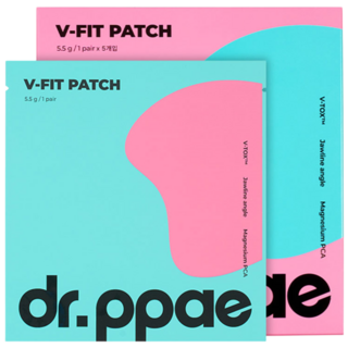닥터빼 턱살제거 윤곽패치 V-Fit 브이핏 패치, 1개, 5개입
