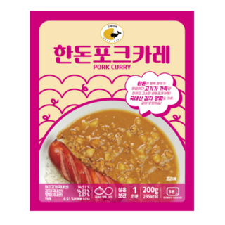 고레카레 한돈포크카레, 6개, 200g