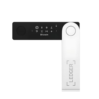 Ledger Nano X 블루투스 연결 USB 인터페이스 하드웨어 월렛 비트코인 암호화폐 지갑, 1개