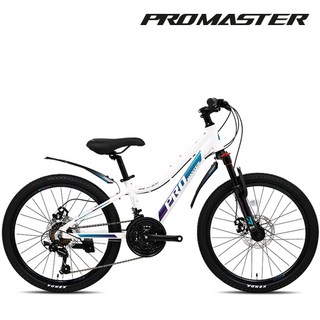 프로마스터 엑스씨2.1D 22인치 시마노21단 디스크브레이크 주니어 초등학생 MTB 자전거, 엑스씨21D-22형-PEARL WHITE+GREEN, 미조립, 1개