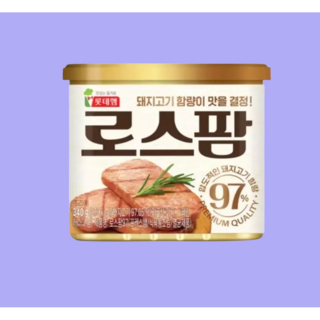 롯데햄 로스팜97 340gx12개, 340g, 12개