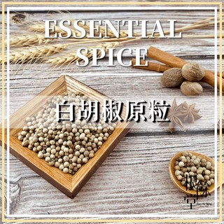 【根餘堂】純白胡椒原粒 100克 香料 辛料 滷味 白胡椒 胡椒 胡椒粒 無雜質 檢驗合格 漢方 辛香料, 1個