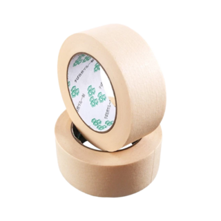 美紋紙膠帶 遮蔽膠帶 繪畫書寫 粉刷牆面 噴漆 裝修, 1個, 1捲 10MMx20M米白