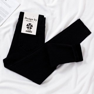JDUDS 彈力牛仔褲 女 高腰長褲 緊身小腳褲 大尺碼