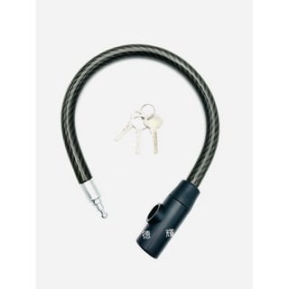 鋼索鎖機車大鎖防盜鎖腳踏車鎖門鎖, 1個