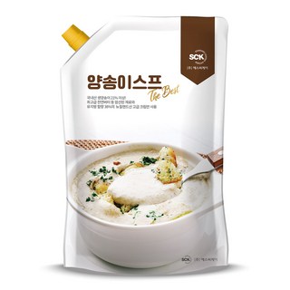 SCK파스타몰_양송이 스프 대용량 2kg 천연무염버터사용 소화가 편한 아침식사 대용 스프, 1개