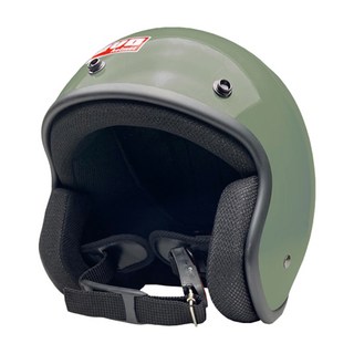 經典復古摩托車安全帽，輕巧透氣舒適安全，多色可選，展現個人風格, 乳綠