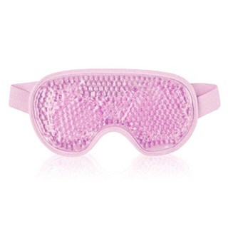 눈 붓기 빼기 아이스 쿨링 패치 반영구젤아이 마스크 재사용 가능한 비즈 뷰티 페이스 핫 콜드 팩 헤드 통, PINK, 1개