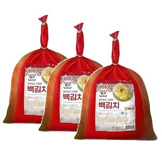 종가 담백하고 시원한 백김치, 3개, 3kg