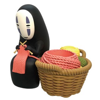 日本ENSKY 宮崎駿無臉男 IKT-05B 神隱少女公仔收納印章台, 1個, 紫色