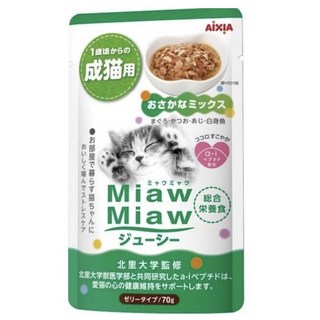 妙喵 主食軟包, 70g, 1個, 綜合魚類