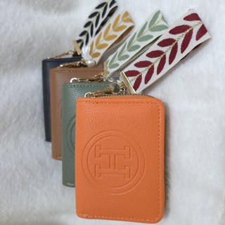 여성 H로고 미니 카드지갑 지퍼형 카드홀더 아코디언 카드슬롯 동전지갑 키링 카드지갑