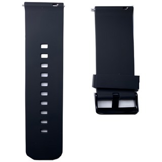 Garmin Venu 2 智慧手錶 22mm 矽膠替換錶帶 純色運動腕帶, 錶帶平滑-黑