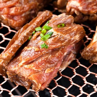 한식온도 양면 칼집 돼지왕구이 돼지갈비 양념구이, 3개, 1kg