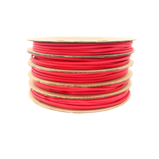 열수축튜브 1롤단위 레드컬러, 1개, 레드10파이100미터1롤