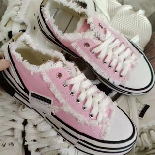 帆布鞋 厚底休閒鞋 增高設計 男女情侶鞋