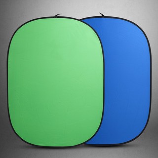 三重 大人氣 150x200cm 二合一 摳像 摺疊 背景板 綠幕 藍幕 去背 key板 藍綠幕, 1個