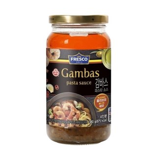 오뚜기 프레스코 감바스 파스타소스 380g X 3개/파스타/스파게티/업소용/가정용/급식/간편/다용도/소스, 3개