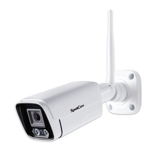 SpotCam BC1 高清防水槍 雙頻WiFi 免主機 2K 網路攝影機 無線監視器wifi ipcam 槍型攝影機, 1個