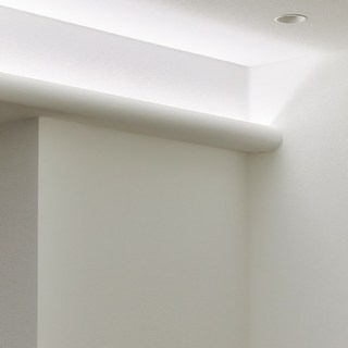 영림 라운드 천장몰딩 A35 알루미늄몰딩 우물천장 곡면시공, 1개, 라운드천장몰딩