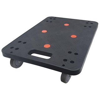 이동식대차 달리 연결 이삿짐운반 가구 전자제품 무거운짐 원형 MDF, 1개