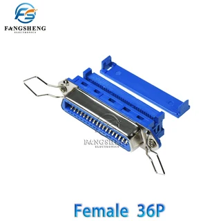 57 시리즈 Centronics 커넥터 24 36 핀 IDC 유형 리본 플랫 케이블 용 마운트 프린터 포트 Male, 02 5 Pcs, 01 Female  36P