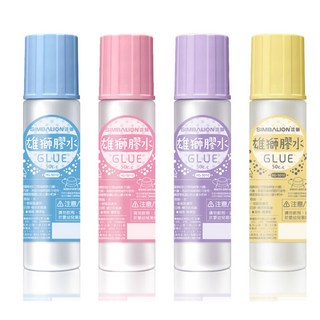 開發票 雄獅 膠水 HG-5010 秘書膠水 約50ml 台灣製造 一瓶入 文具 漿糊 合成糊 透明膠水 馬卡龍膠水, HG-5010雄獅馬卡龍膠水(4色隨機)
