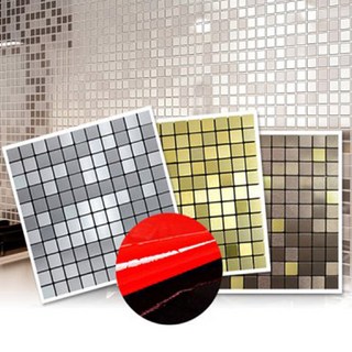 접착식 메탈타일 점착식 스티커 붙이는알루미늄타일 주방 욕실 벽 셀프, 22.점착메탈타일 YM-F03 골드 대, 11개