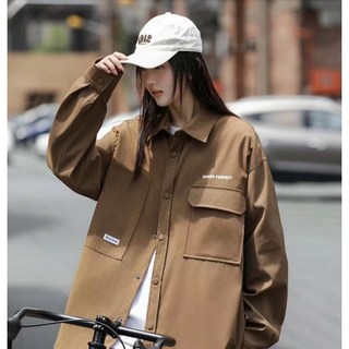 VIBE 美式 工裝襯衫 男女同款 四色可選 M-3XL