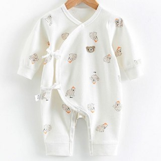 [백화점 출고] [보리보리]모자쓴곰 아동 긴팔 배냇저고리 우주복 204957