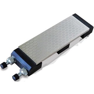 金剛石雙面磨刀石 400目 1000目 含防滑底座 家用 鑽石磨刀器, 1個