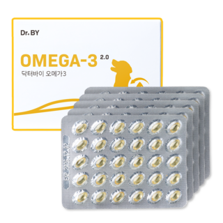 닥터바이 강아지 오메가3 영양제 150정 Solutex rTG 오메가3 초소형 식물성 캡슐, 종합영양제, 1세트