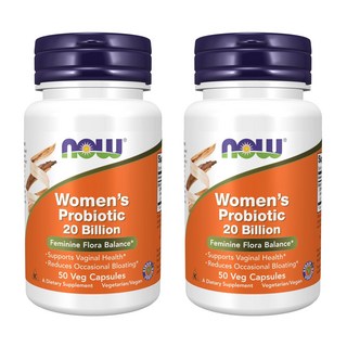 NOW Foods 女用益生菌素食膠囊, 50顆, 2罐