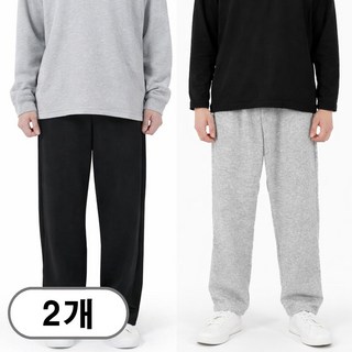 차쿠 1+1(2세트) 남여공용 트레이닝복팬츠 조거팬츠 일자 와이드 추리닝 슬랙스팬츠 작업바지 편의점바지 빅사이즈