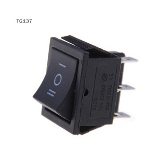 1PCS KCD4 블랙 로커 스위치 전원 ON-OFF-ON 3 6 핀 화살표는 리셋 16A 250VAC/ 20A, 01 Reset