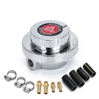 쿠쿠스토어 범 1.5 - Psi 수동 조절 식 기화기 연료 펌프 5/1 "(8mm) 라인 압력 JR7871, 01 with logo