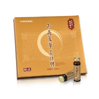 【長庚生技】長庚冬蟲夏草菌絲體純液20ML 12瓶 /1盒 超過6盒請選宅配 買多享優惠, 1個