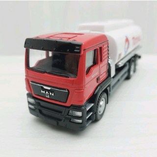 宅米吉 1:64 德國MAN合金車頭 道達爾油罐車卡車模型車 合金模型車 玩具小汽車 收藏, 1個