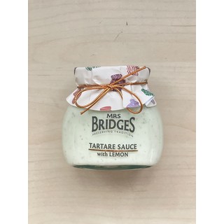 MRS BRIDGES 檸檬塔塔醬，清新風味，搭配海鮮炸物，提升料理層次，精緻玻璃瓶裝, 180g, 1個