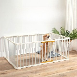 강아지 안전 울타리 자유조합 가능, 1개, 흰색