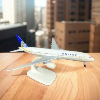 항공기 모델 1250 다이트 에어버스 보잉 아비아오 체중계 미니어처 에어로모델 A350 A380 B777 B787 항공 스마스 선물 장난감, [08] T08. United B787, 41 T08. United B787