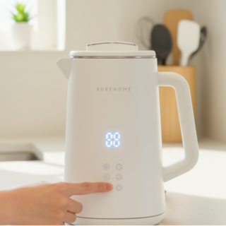 슈어홈 안전한 차일드락 100% 살균 가열식 가습기 2L