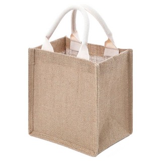 麻布手提袋 便當袋 無印風棉麻購物袋 環保肩背袋SN0803