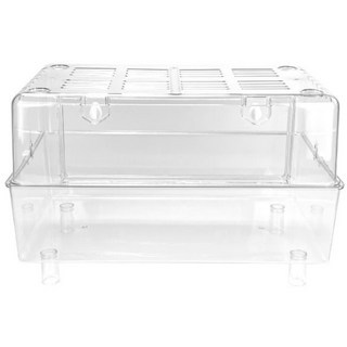 透明鼠籠 寵物鼠籠 倉鼠籠 兔子籠 豚鼠籠 透明設計 寬敞空間 通風透氣, 50空籠(有底腳), 1個