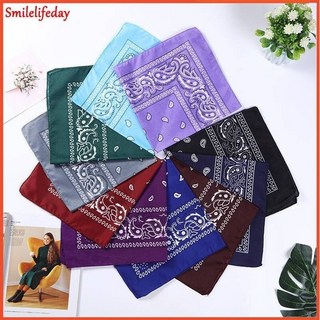 台灣發貨 運動方巾 魔術頭巾 佩斯利腰果花 嘻哈街舞頭巾