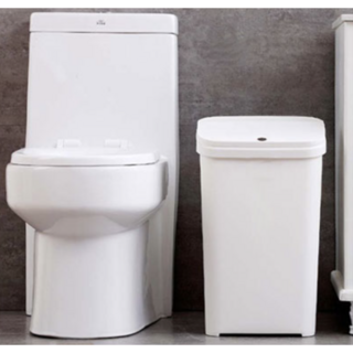 아니따 원터치 리필 휴지통 20L 쓰레기통 인테리어 사무실 가정용, 화이트, 1개