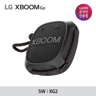 LG전자 엑스붐 Go XG2 포터블 블루투스 스피커 밀리터리 스탠다드 아웃도어 캠핑 미국 스탠다드 국방부 표준 테스트 통과 IP67 방수방진 등급 무선 통화 지원, XG2[A224]