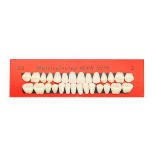 28 치아 수지 틀니 비교기 거울 치과 표백 플레이트 교육 모델에 대한 연구 도구, 01 Original color 1set