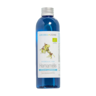 aromazone AROMA ZONE有機金縷梅純露，法國原裝進口，天然保濕收斂，平衡油脂，舒緩敏感肌膚，無酒精配方, 1件, 效期2026/12, 200ml